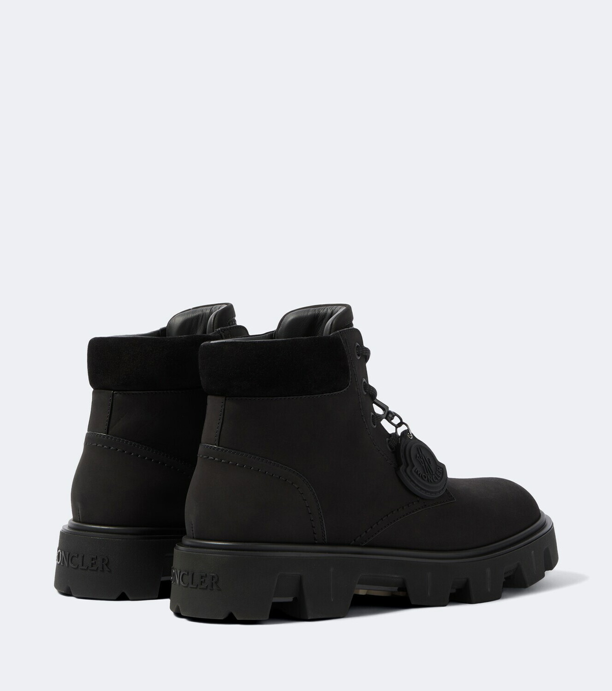 Moncler Peak City suede ankle boots