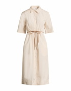 Peserico Womens Midi dress in Beige