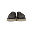 Fear of God Black Leather Loafers