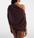 Wolford Draped off-shoulder bodysuit