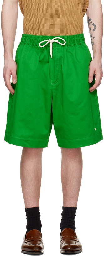 Photo: Emporio Armani Green Oversized Shorts