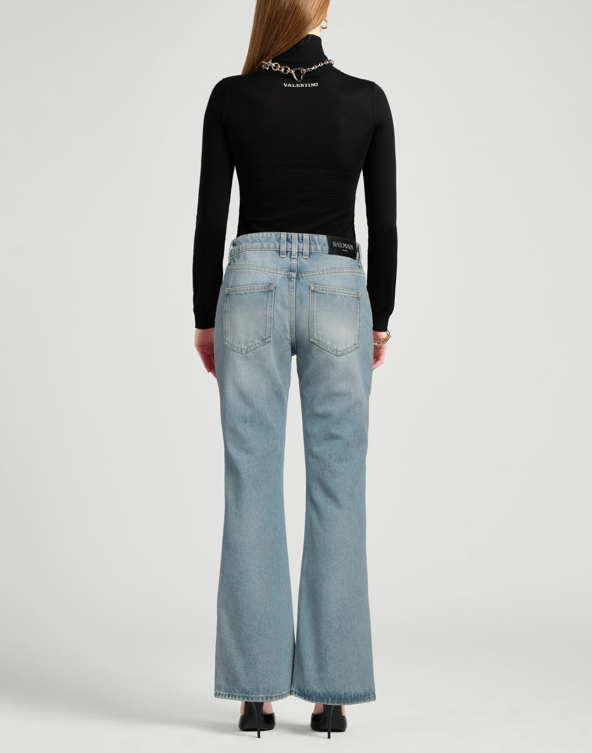 Balmain Womens Jeans in Blue
