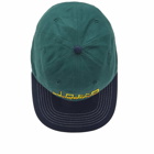 Butter Goods Men's Caterpillar 6 Panel Cap in Forest/Navy