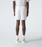 Alexander McQueen Striped cotton Bermuda shorts