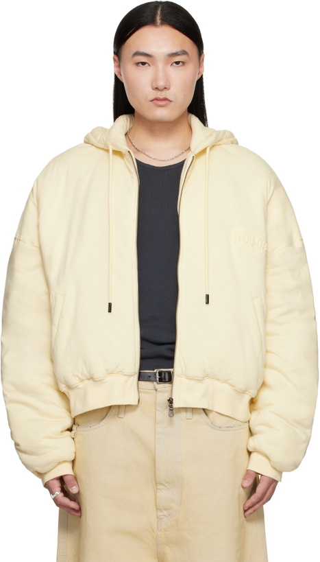 Photo: LU'U DAN Off-White Wadded Hoodie