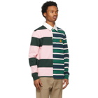 Lanvin Multicolor Patchwork Long Sleeve Polo