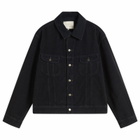 Studio Nicholson Men's Derby Double Dye Corduroy Trucker Jacket in Faded Blue
