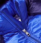 Moncler - Slim-Fit Quilted Shell Hooded Down Jacket - Blue