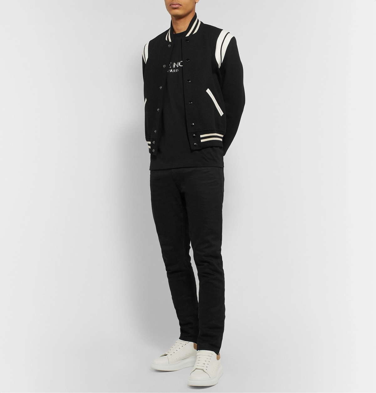 Givenchy - Logo-Embellished Cotton-Jersey T-Shirt - Black
