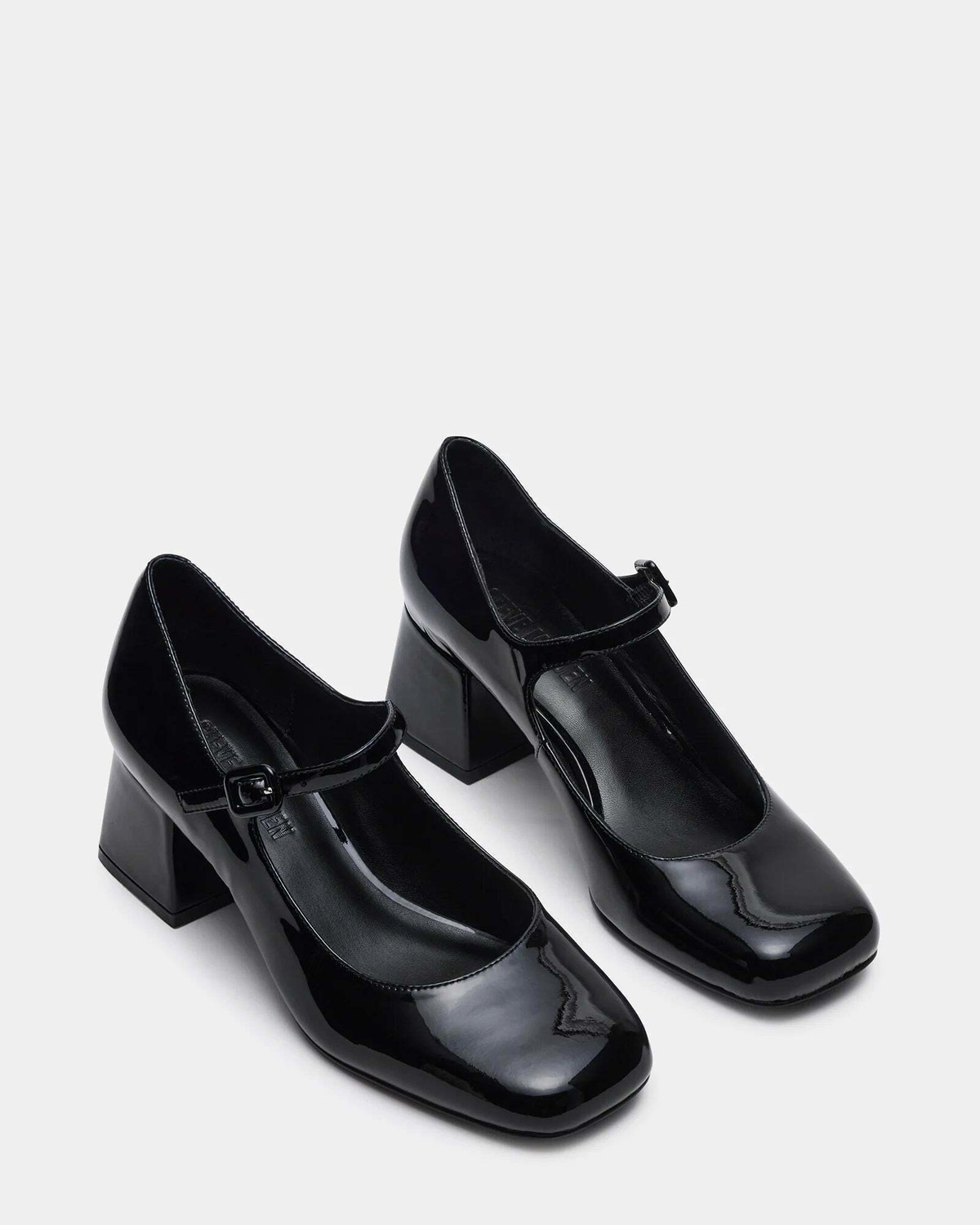 Steve Madden Darcey Heels in Black Patent