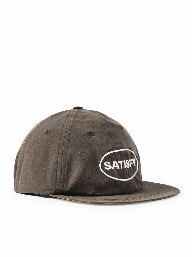 Photo: Satisfy - Logo-Embroidered Peaceshell™ Cap - Brown