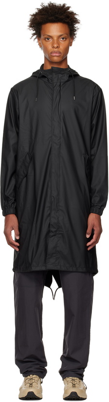 Photo: RAINS Black Fishtail Jacket