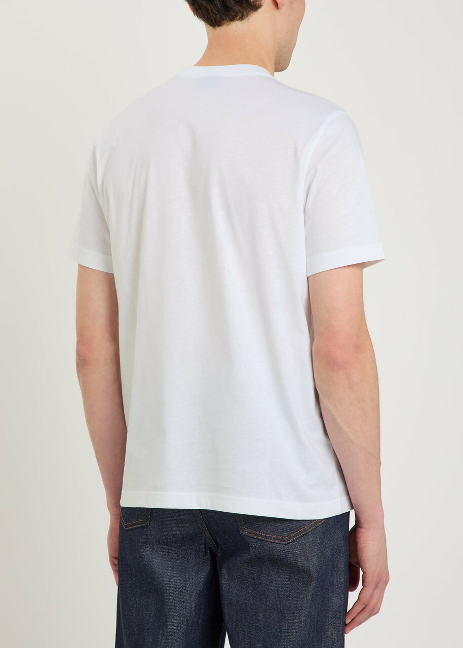 PS Paul Smith In A Row Printed Cotton T-shirt White