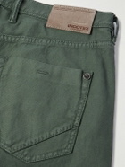 Incotex - Blue Division Straight-Leg Denim Shorts - Green