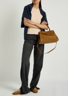 Veronica Beard Pruitt Ribbed Stretch-cotton T-shirt Cream