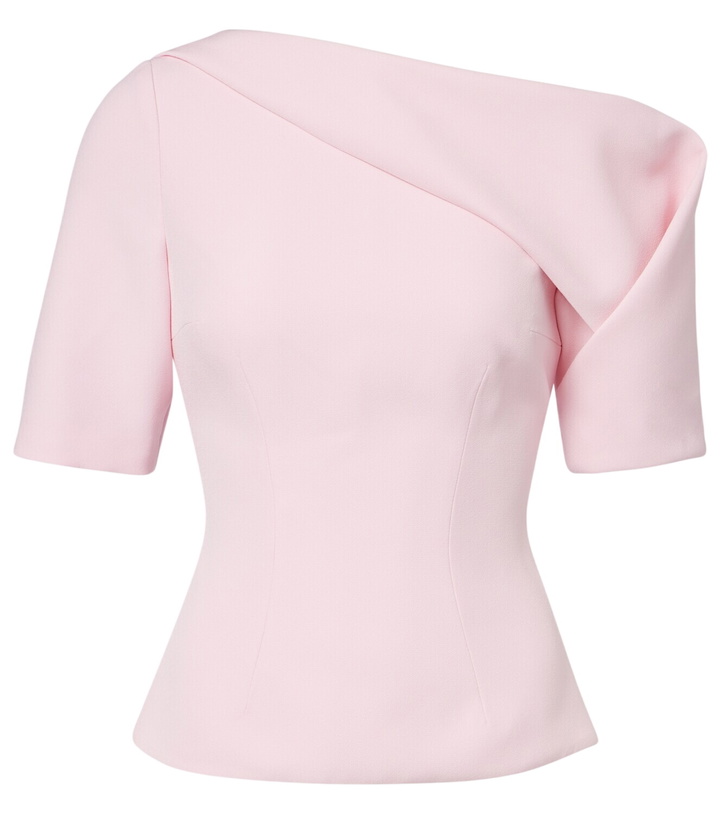 Photo: Safiyaa Marley draped crêpe top