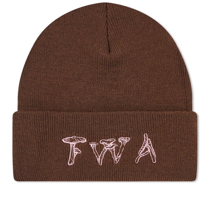 Photo: FRIENDS WITH ANIMALS Women's Mushroom Beanie in Brown/Pink