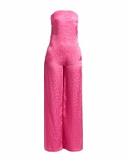 Manila Grace Womens Jumpsuit Fuchsia
