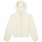 Baserange Women's Rim Zipped Hoodie in Undyed