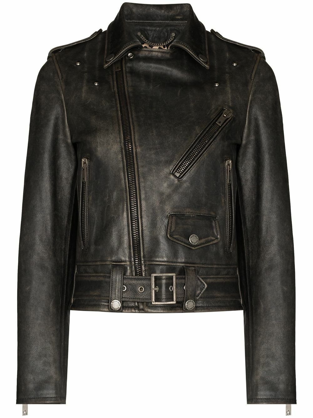 GOLDEN GOOSE - Golden Leather Jacket