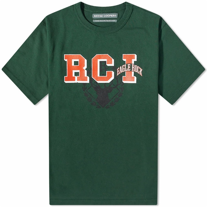 Photo: Reese Cooper Men's Collegiate T-Shirt in Forest Green