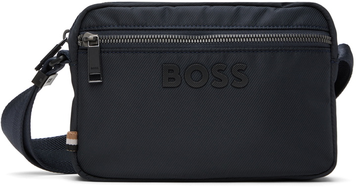 Photo: BOSS Navy Catch Bag