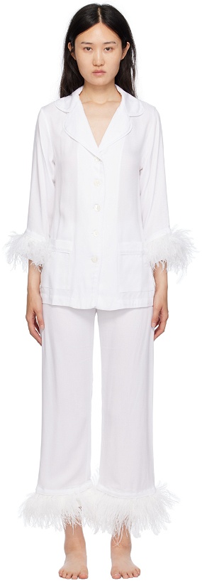 Photo: Sleeper White Party Pyjama Set