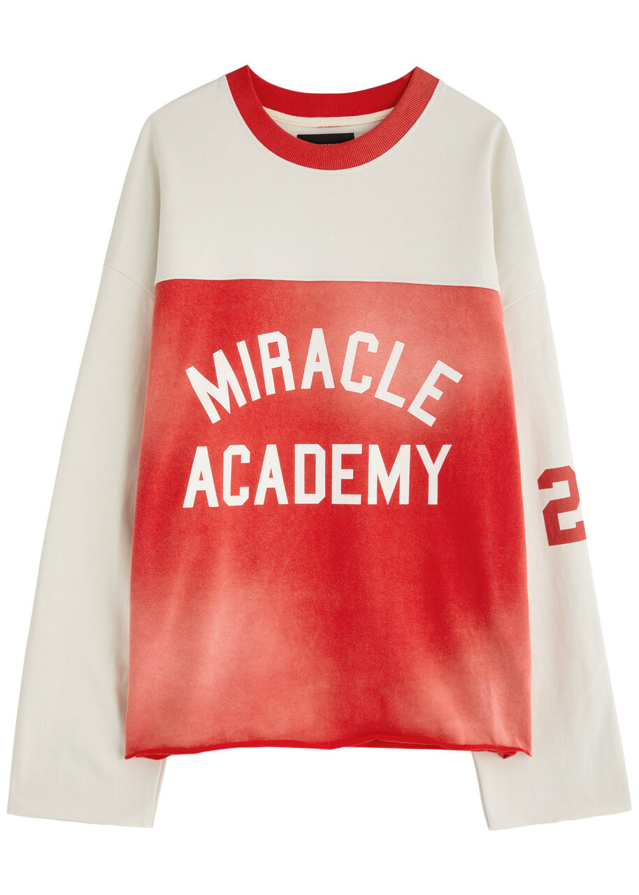 Nahmias Miracle Academy Printed Cotton top Red