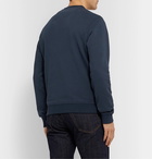 Belstaff - Logo-Embroidered Loopback Cotton-Jersey Sweatshirt - Blue