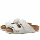 Birkenstock Uji in Antique White Suede