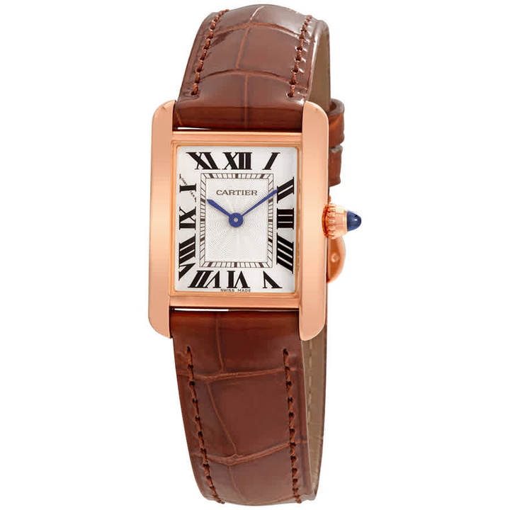 Photo: Cartier Tank Louis Hand Wound Silvered Dial 18kt Rose Gold LadiesWatch WGTA0010