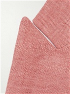 Mr P. - Double-Breasted Linen Suit Jacket - Pink