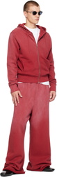 Entire Studios Red Full Sweatpants
