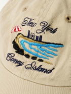 Corridor - Coney Island Embroidered Organic Cotton-Twill Baseball Cap