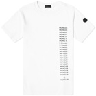 Moncler Men's Repeat Logo T-Shirt in White