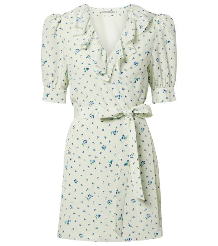Photo: Alessandra Rich Floral silk minidress