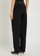 Joseph Aix Tapered Stretch-crepe Trousers Black