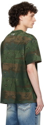Thug Club Khaki Camoflage 'Chopper' T-shirt