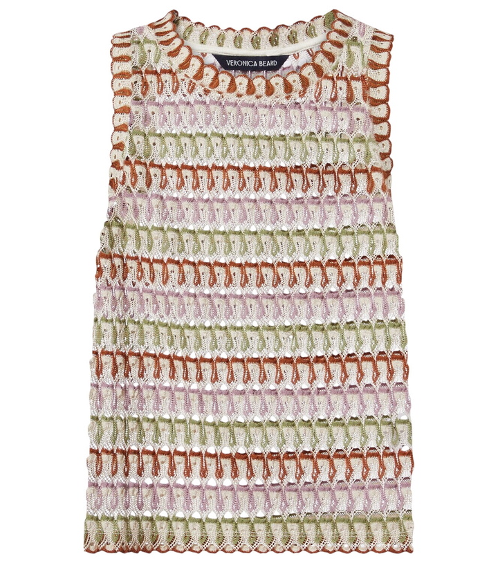 Photo: Veronica Beard Rhett crochet tank top