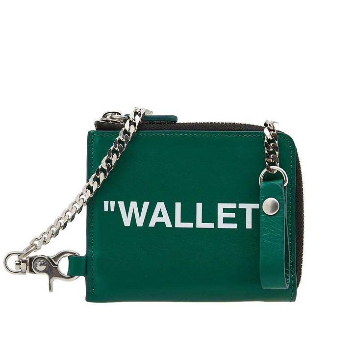 Photo: Off-White Quote Chain Wallet