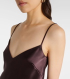 Galvan Ischia satin camisole