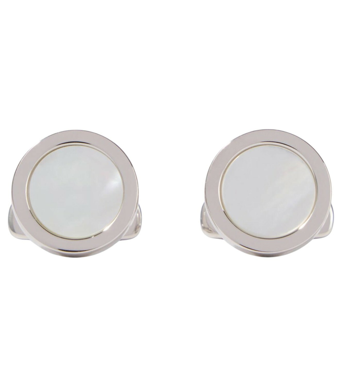 Giorgio Armani Silver cufflinks with mother-of-pearl Giorgio Giorgio Armani Silver cufflinks with mother-of-pearl Giorgio