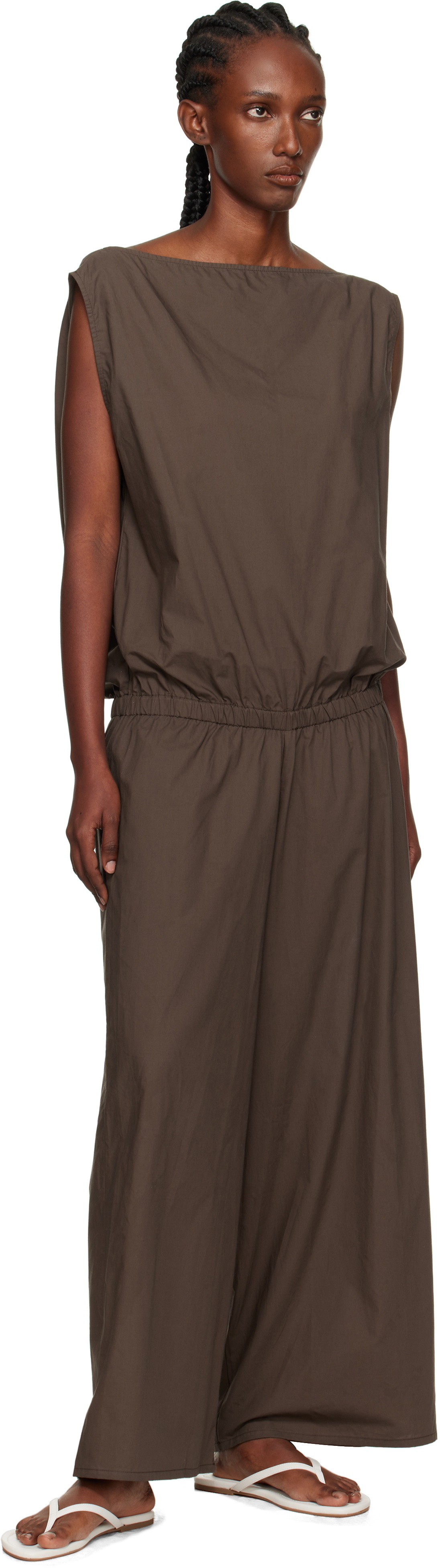 Baserange Brown Tin Jumpsuit