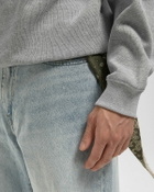 Ribbed Cotton Polo Collar Sweatshirt