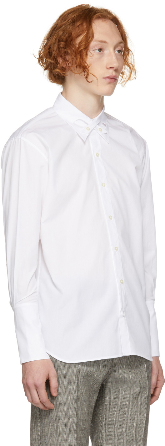 Stefan Cooke White Infinity Collar Shirt Stefan Cooke