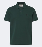Ami Paris Ami De Cœur cotton piqué polo shirt