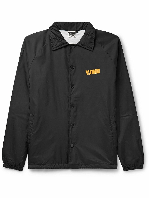 Photo: Y,IWO - Logo-Print Nylon Jacket - Black