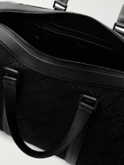 FERRAGAMO - Leather-Trimmed Logo-Jacquard Canvas Weekend Bag