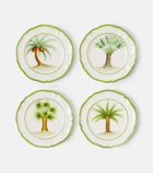 Les-Ottomans Set of 4 ceramic dessert plates