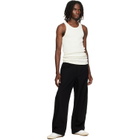 LEMAIRE Off-White Ribbed Jersey Tank Top